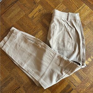 Banana Republic Beige Performance Cargo Pants